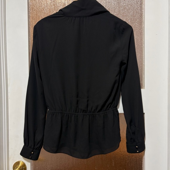 Aritzia Babaton Tie Neck Blouse - Picture 2 of 4